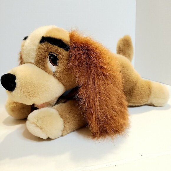 Disney Lady Plush Dog Stuffed Animal 12" Cocker Spaniel Long Ears Soft Cuddly To - Picture 7 of 12
